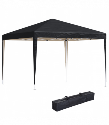 3 x 3m Garden Pop Up Gazebo Marquee Party Tent Wedding Canopy Black