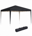 3 x 3m Garden Pop Up Gazebo Marquee Party Tent Wedding Canopy Black