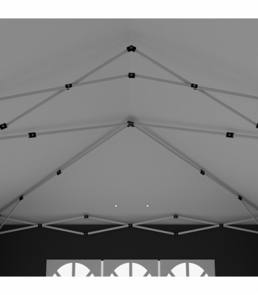 3 x 6m Pop Up Gazebo Height Adjustable Party Tent w/ Storage Bag Black