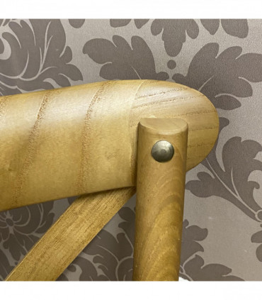 NATURAL FRENCH CROSS BACK CHAIR