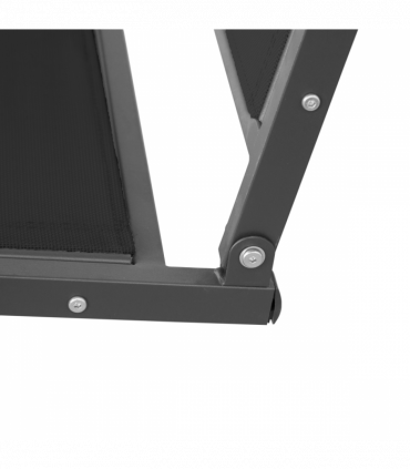 Outsunny 3 Seater Garden Swing Patio Hammock with Canopy for Outdoor Black