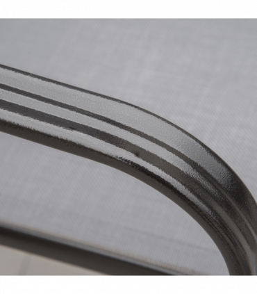 Set of 4 Garden Dining Chair Set Outdoor w/ High Back Armrest Grey Outsunny