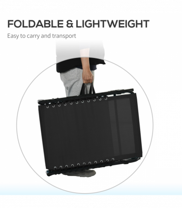 Sun Lounger Reclining Cot Foldable Folding Garden Chair Bed Relaxer Outsunny