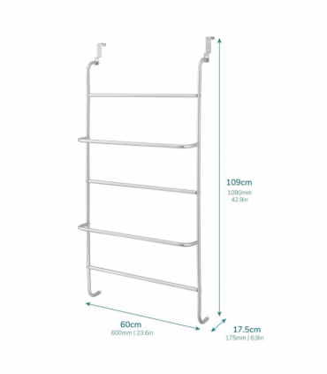 5 Tier Over Door Bar In Powder Coating
