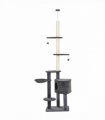Cat Climbing Tower Dark Grey Sisal 55L x 45W x 220-265H cm 5-Tier Multi-Level