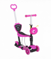 Kids Baby Toddler Kick Scooter Pink 5-in-1 Removable Seat Height Adjustable