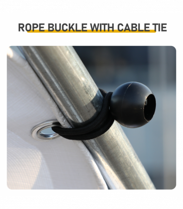 6.5 x 10 ft Large Metal Chicken Coop, Walk-in Poultry Cage Chicken Hen Run House with Waterproof Cover, Rabbits Cats Dogs Farm Pen for Outdoor Backyard Farm Garden