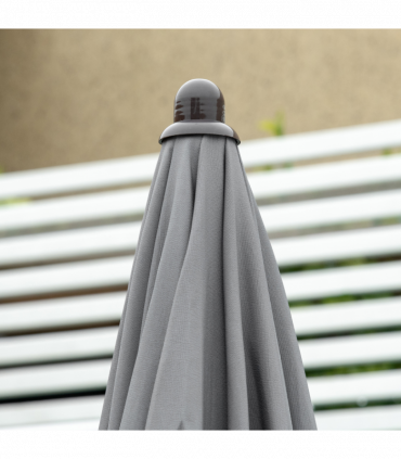 6Pc Patio Dining Set with Umbrella, 4 Folding Chairs Glass Table