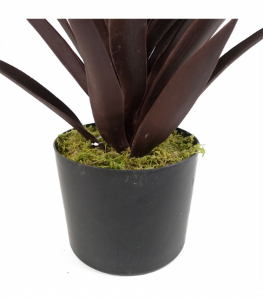 85cm Dark Red Yucca Plant Artificial