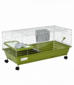 89cm Small Animal Home Cage for Rabbit Ferret Chinchilla w/ Wheels Green