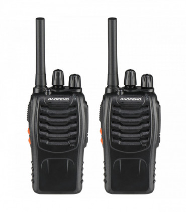 BF-88E 1500mAh Ultra-long Standby Walkie-talkie EU Standard Black