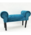 BLUE VELVET WINDOW SEAT