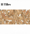 Decorative Cork Wall Tiles - Beige - 1 Pack - 1.98m2 (21.31sqft)