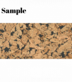 Decorative Cork Wall Tiles - Black - Sample - 1 Strip