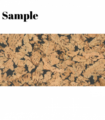 Decorative Cork Wall Tiles - Black - Sample - 1 Strip