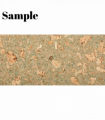 Decorative Cork Wall Tiles -Green - Sample - 1 Strip
