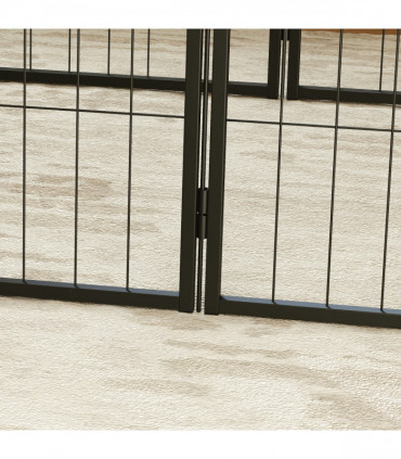 Durable Six-Panel Portable Pet Enclosure - Versatile Indoor/Outdoor Use