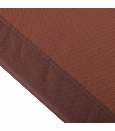 Folding Sun Lounger Reclining Chair w/ Pillow Reading Hole Brown