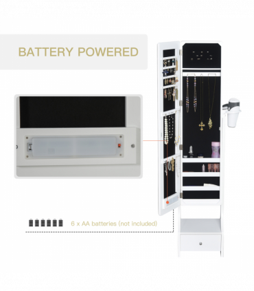 Jewellery Storage Mirror