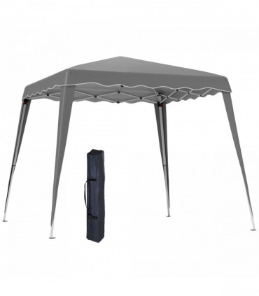 Outsunny Garden Pop up Gazebo Tent Party Water-resistant 2.5 x 2.5M Grey