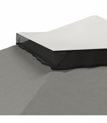 Outsunny Pop Up Gazebo Height Adjustable Canopy Tent w/ Carrying Bag, Dark Grey