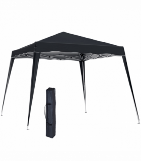 Outsunny Pop-Up Tent,  3Lx3Wx2.4H m-Black