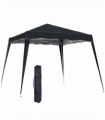 Outsunny Pop-Up Tent,  3Lx3Wx2.4H m-Black