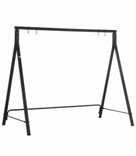 Outsunny Swing Stand, Meta Swing Frame, 240kg Weight Capacity, Black