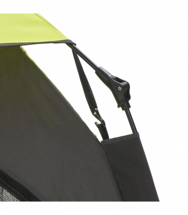 PawHut Foldable Dog Cat Tent with Waterproof Oxford Cloth, Carry Bag, Green