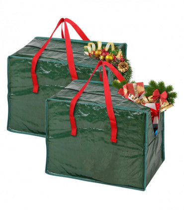 VINSANI XMAS BAUBLES & TINSEL STORAGE BAG 1010395