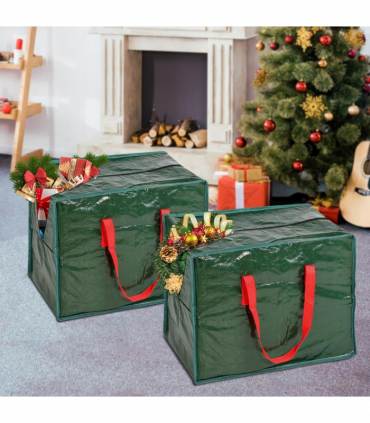 VINSANI XMAS BAUBLES & TINSEL STORAGE BAG 1010395