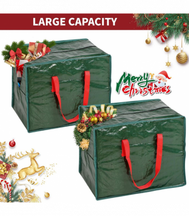 VINSANI XMAS BAUBLES & TINSEL STORAGE BAG 1010395