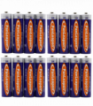 16 PCS AA Batteries 1.5V CarbonZinc AA Battery For Household Appliances Small Devices