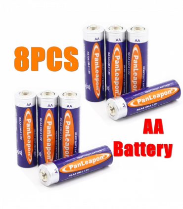 8 PCS AA Batteries 1.5V CarbonZinc AA Battery For Household Appliances Small Devices