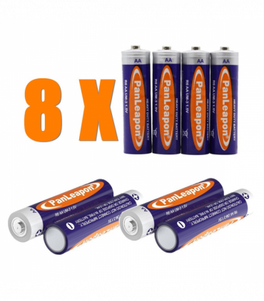 8 PCS AA Batteries 1.5V CarbonZinc AA Battery For Household Appliances Small Devices