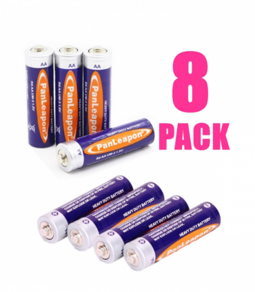 8 PCS AA Batteries 1.5V CarbonZinc AA Battery For Household Appliances Small Devices