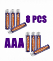 8 PCS AAA Batteries Power CarbonZinc AAA Battery 1.5v For Household Appliances small devices
