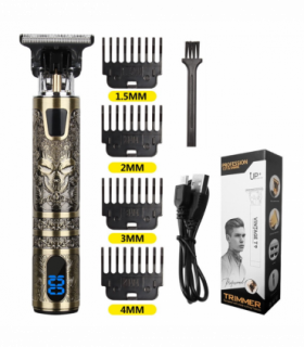 Small LCD Screen Display Professional Men Cordless Hair Clippers Beard Trimmer Cutting Machine Kit