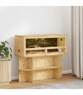 vidaXL Terrarium Brown 100 x 40 x 90 cm OSB