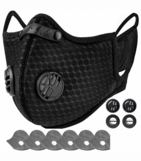 Reusable Half Face Cover Mask w/ Filter Cycling Outdoor Sport Face Mask