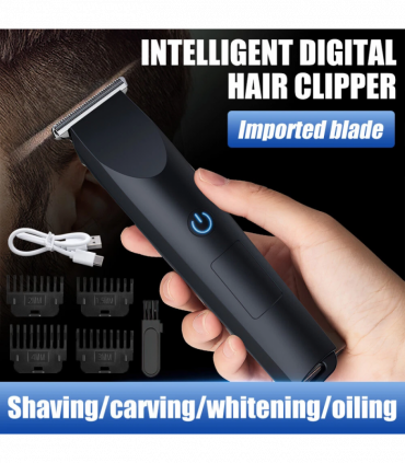 Men Pro Electric Hair Clippers Beard Trimmer Cutting Barber Shaving Machine Black