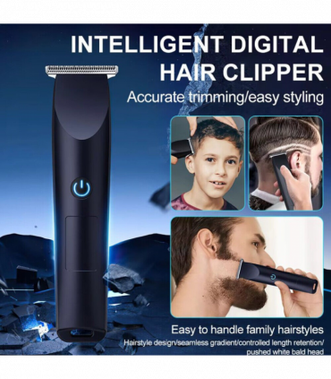 Men Pro Electric Hair Clippers Beard Trimmer Cutting Barber Shaving Machine Black