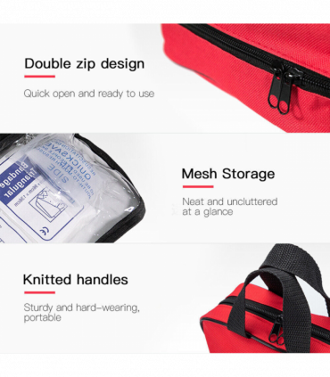 391pcs First Aid Kit Medical Emergency Travel Home Car Taxi Work 1ST Aid Bag