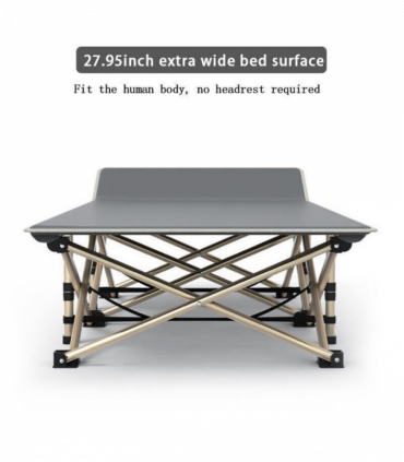 Heavy Duty Single Folding Bed  Camping Travel Guest Lightweight