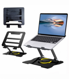 360Â° Metal Portable Laptop Tablet Stand Riser Bracket Adjustable Holder For Desk