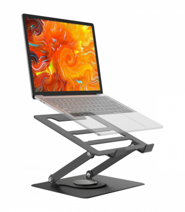 360Â° Metal Portable Laptop Tablet Stand Riser Bracket Adjustable Holder For Desk