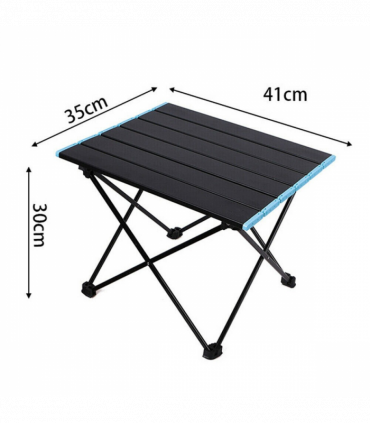 Folding Camping Table Light Weight Portable Aluminium Frame Outdoor Picnic Bag