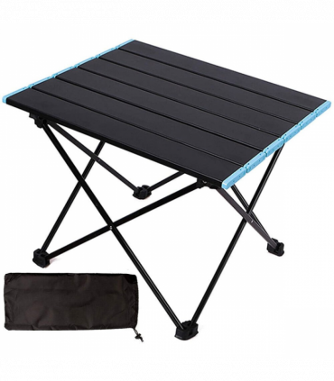 Folding Camping Table Light Weight Portable Aluminium Frame Outdoor Picnic Bag