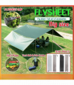 Flysheet Waterproof Groundsheet Camping Tarp Shelter Alas Tent Floor Sheet Tent Awning