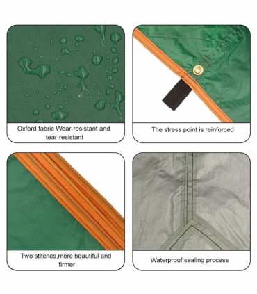 Flysheet Waterproof Groundsheet Camping Tarp Shelter Alas Tent Floor Sheet Tent Awning